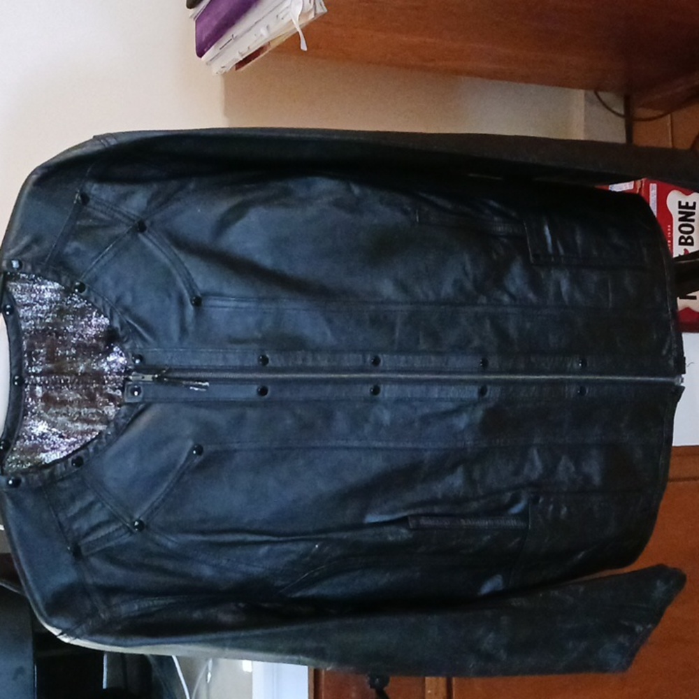 Chico's Reversible Leather Jacket - image 1